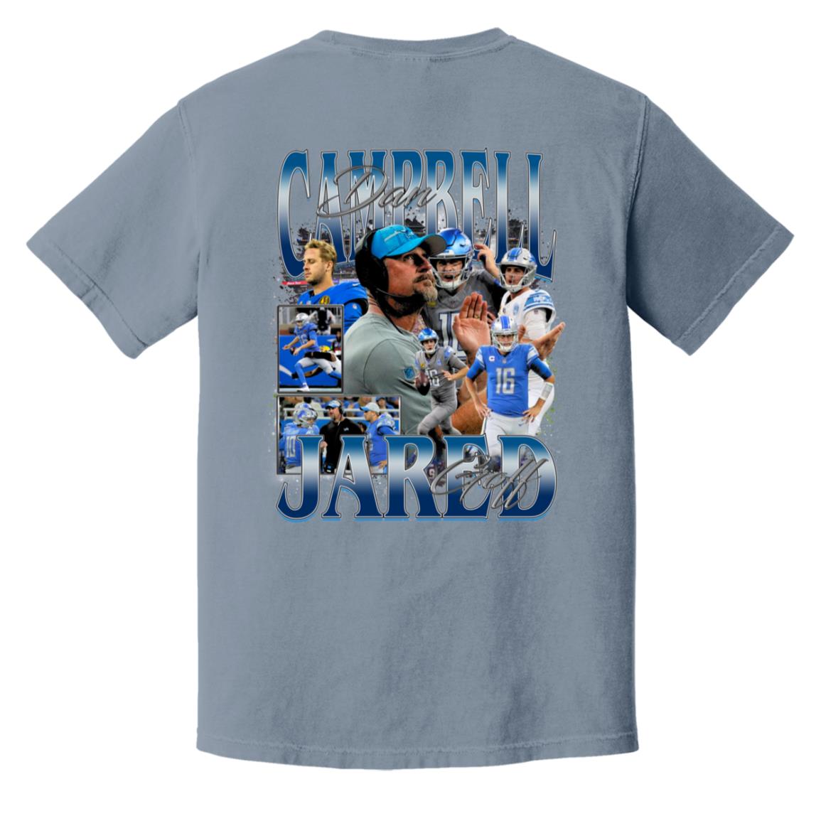 Detroit Lions Tee Jared Goff X Dan Campbell